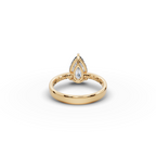 2 tcw Pear Cut Lab-Grown Diamond Ring