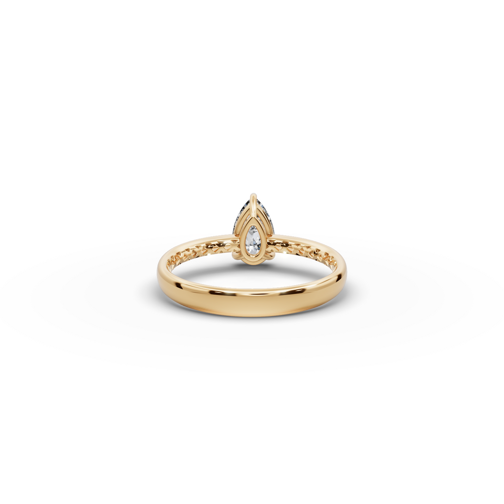 0.75 tcw Pear Solitaire Lab-Grown Diamond Ring