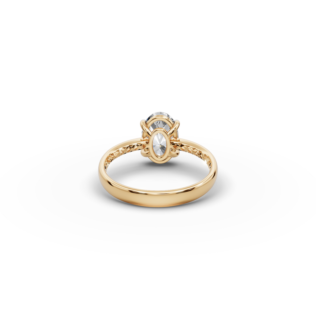 2.00 tcw Oval shape Lab-Grown Diamond Ring