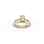 2 tcw Emerald Cut Solitaire Lab-Grown Diamond Ring