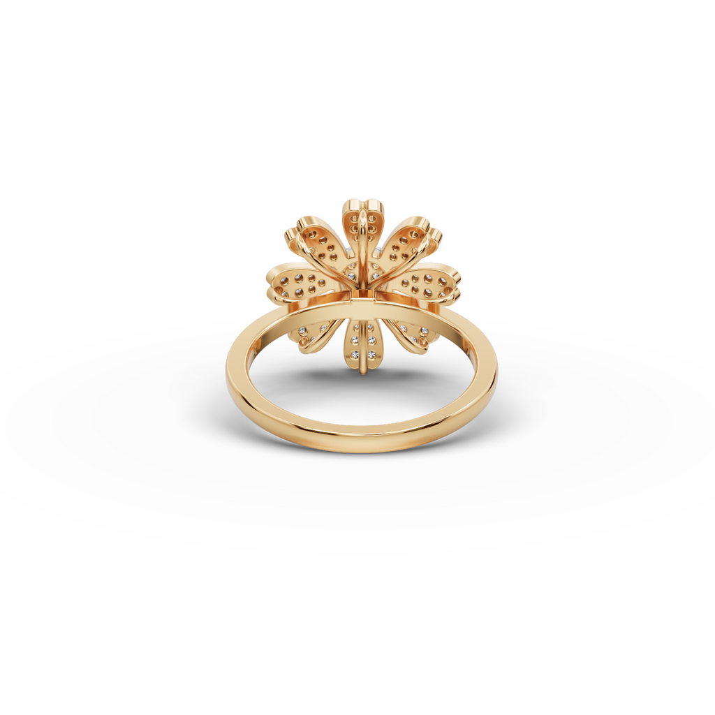 Floral Bloom Lab-Grown Diamond Ring