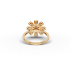 Floral Bloom Lab-Grown Diamond Ring