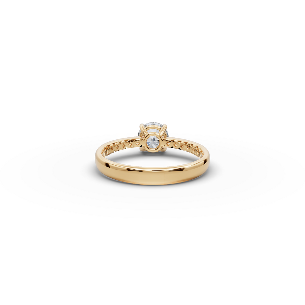 0.75 tcw Round Solitaire Lab-Grown Diamond Ring
