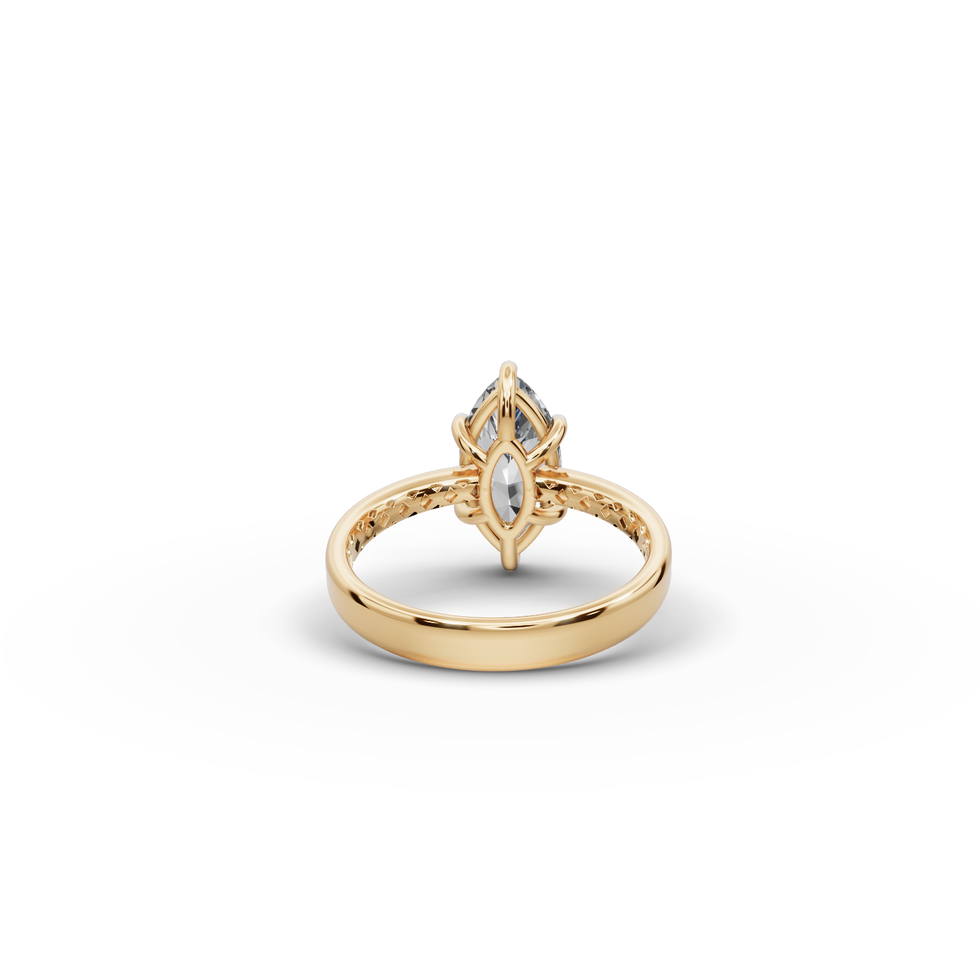 2 tcw Marquise shape Lab-Grown Diamond Ring