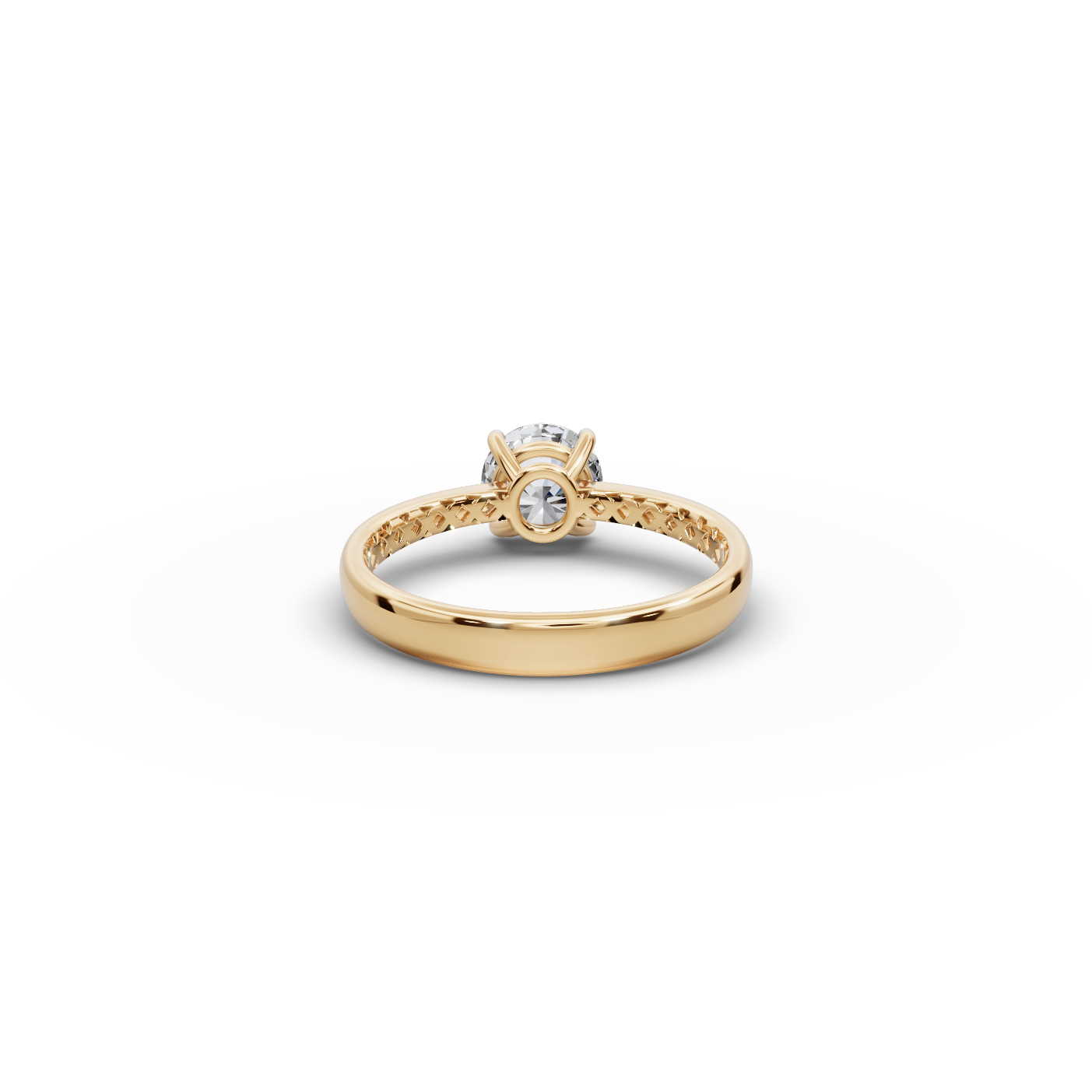 1 tcw. Round Classic Lab-Grown Diamond Ring