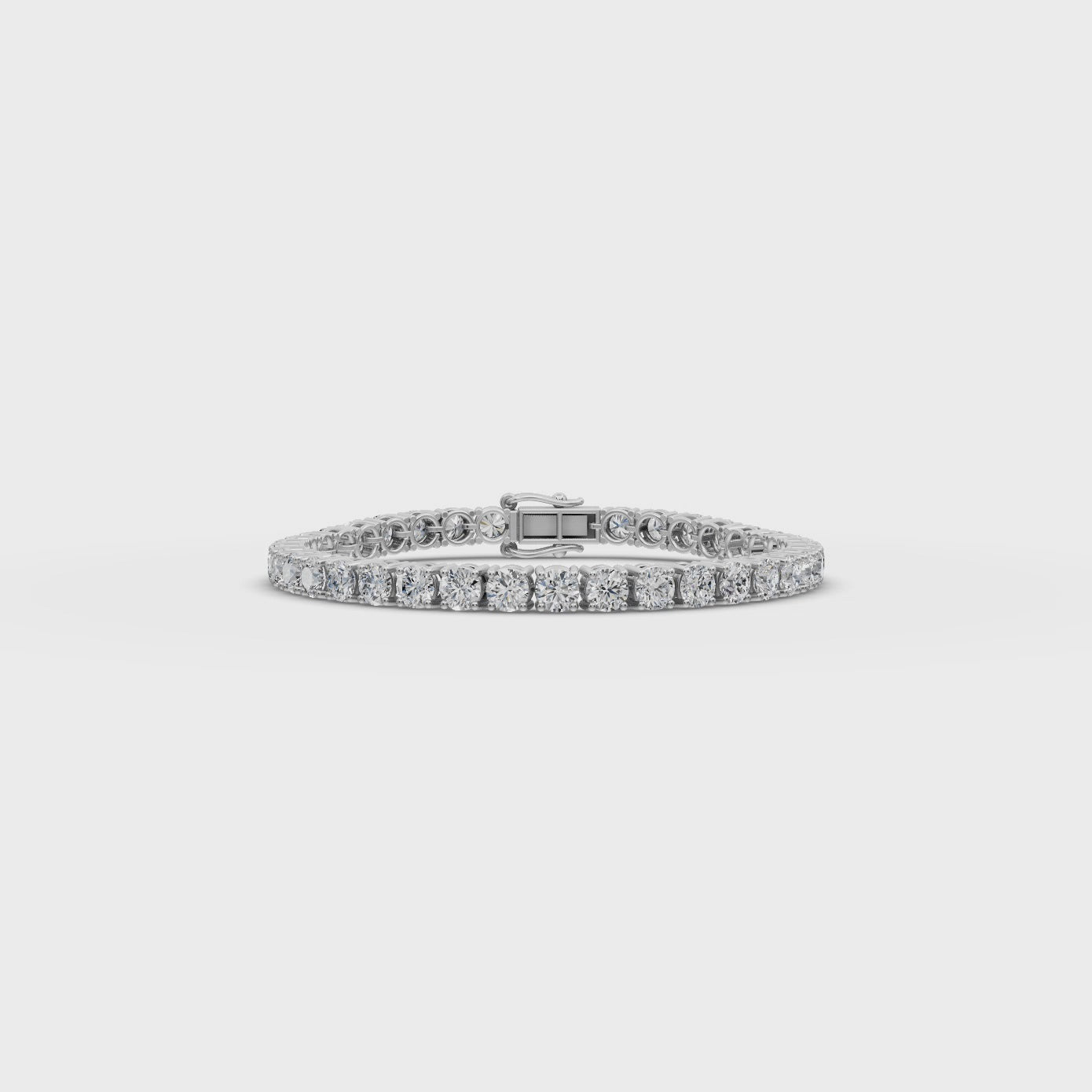 12.00 ct Lab Grown Round Diamond Tennis Bracelet - Sustainable Jewelry