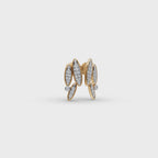 Leaf Cluster Lab-Grown Diamond Earrings