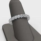 3.00 ct Modern Lab Diamond Eternity Ring
