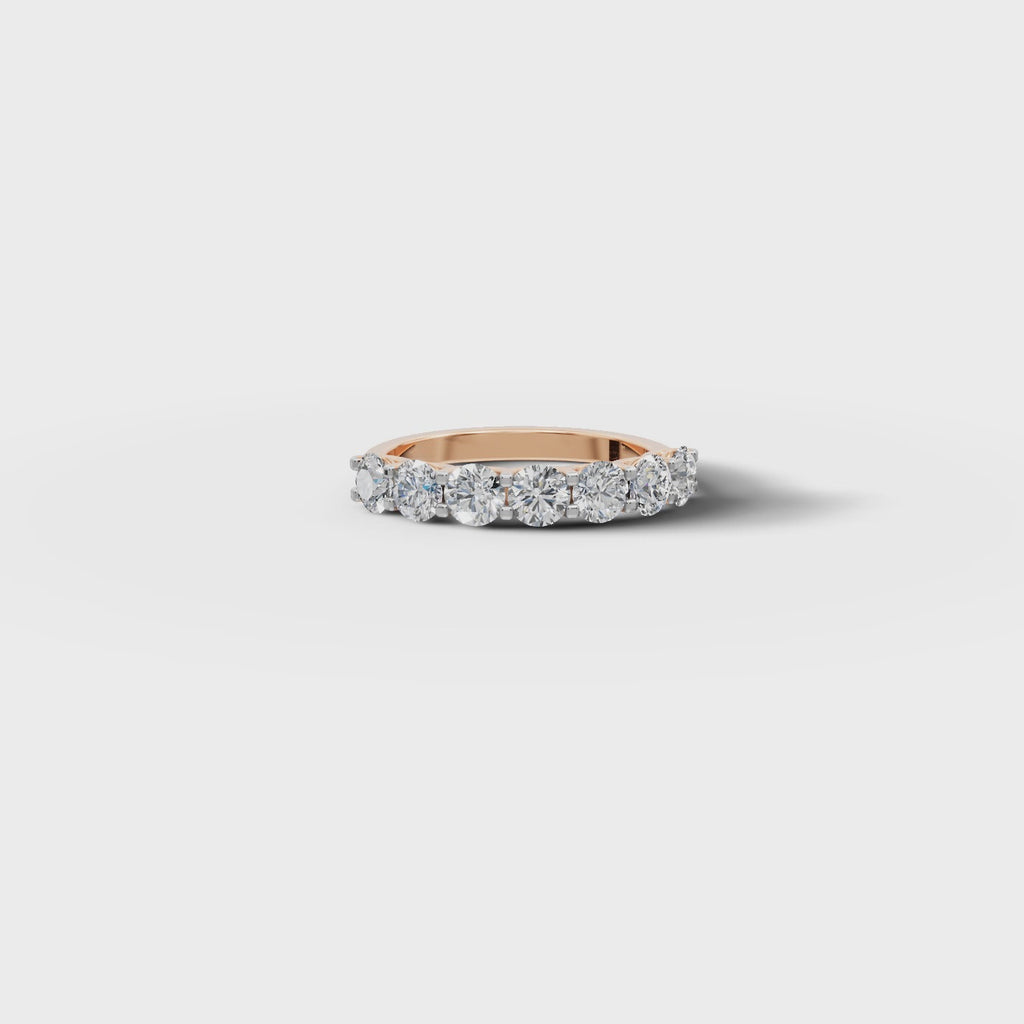 1.50 ct Luxury Seven-Stone Lab Diamond Ring