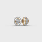 Oval Cluster Lab-Grown Diamond Earrings