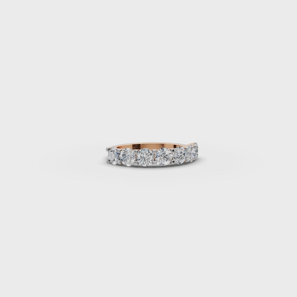 2.00 ct Forever Seven-Stone Lab Diamond Ring