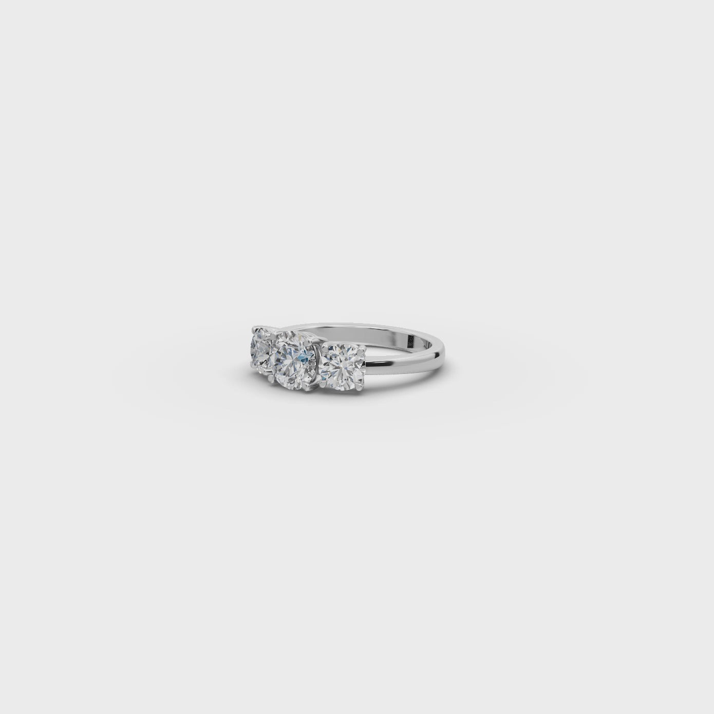 2.00 ct Bold 3-Stone Lab-Grown Diamond Ring