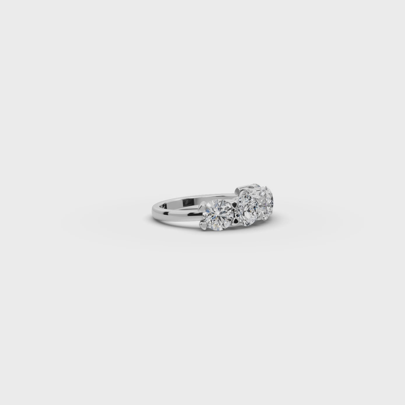 3.00 ct Anniversary Five-Stone Lab Diamond Ring