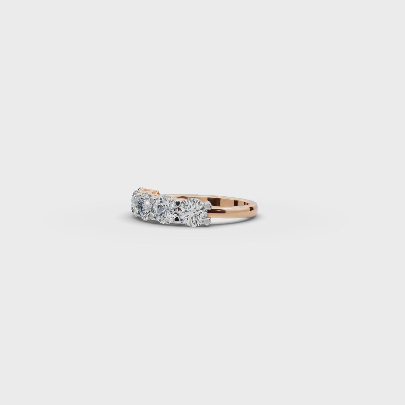 2.00 ct Milestone Five-Stone Lab Diamond Ring