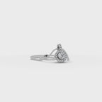 0.75 ct Everyday Luxury Lab Grown Diamond Halo Pendant
