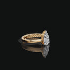 1.5 tcw Pear Shaped Lab-Grown Diamond Ring
