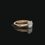 1.50 tcw Round Solitaire Diamond Gold Ring